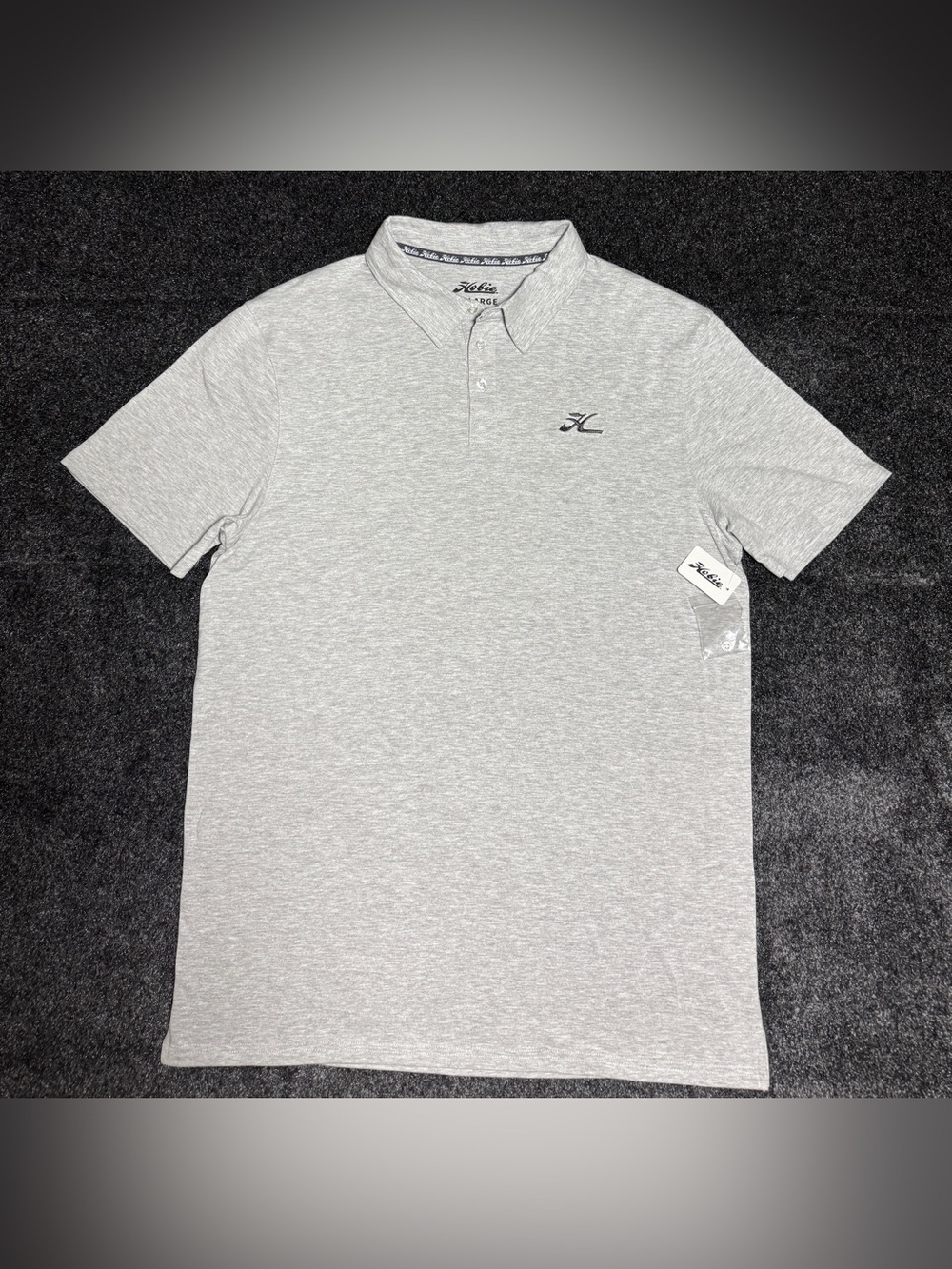 Hobie Men’s XXL Go-To Polo Gray Heather NWT